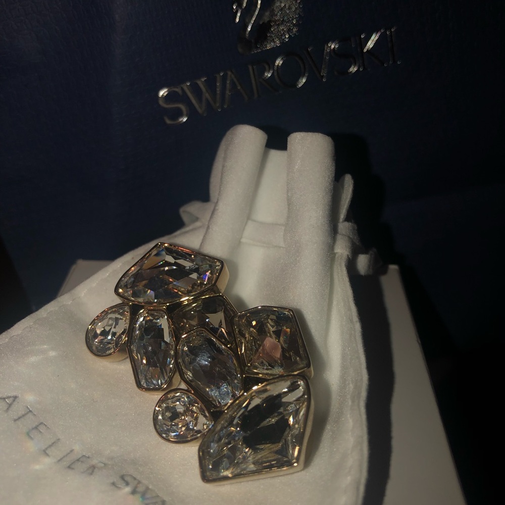 Atelier Swarovski Crystal Mosaic Earrings